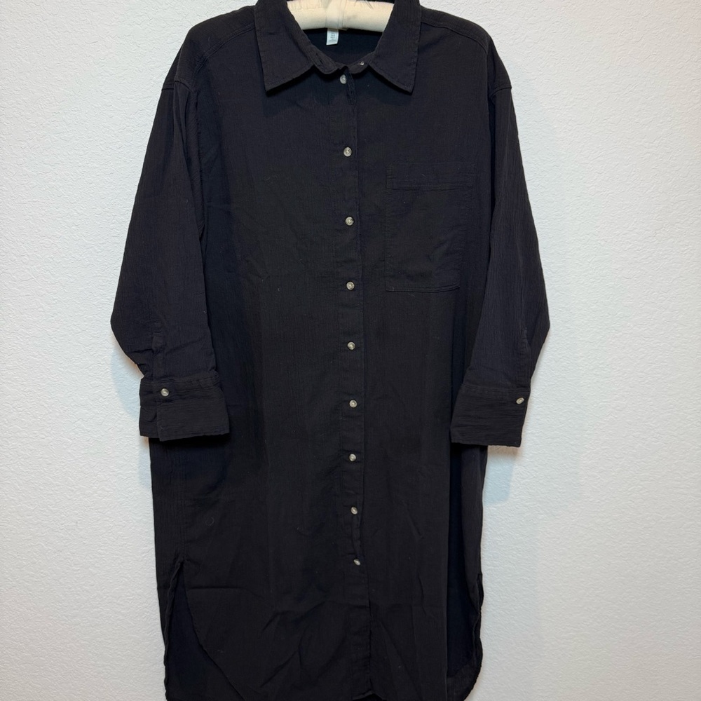 H&M Charcoal Long Sleeve Dress